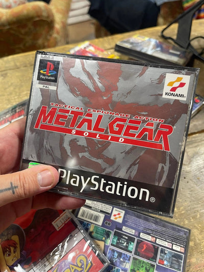 Gioco Metal gear solid Sony Playstation pal Retrogame