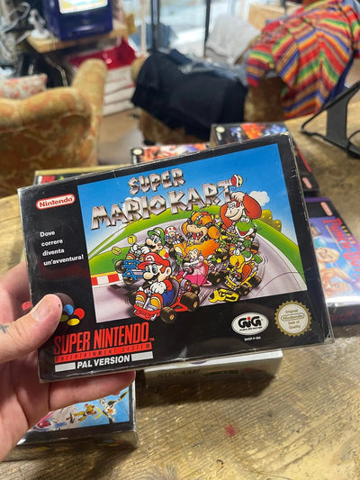 Gioco Super Mario Kart Super Nintendo Pal Retrogame