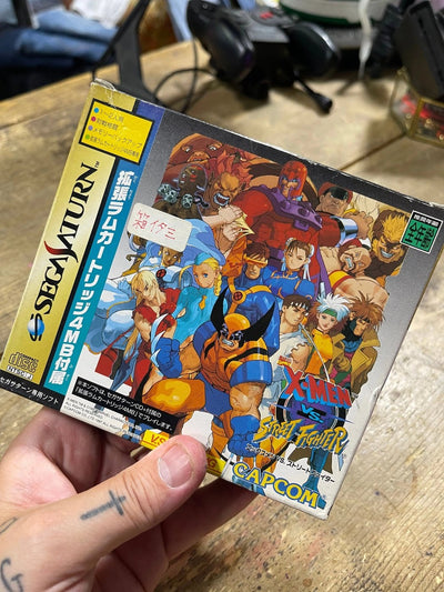 Gioco x men vs street fighter Sega saturn Retrogame