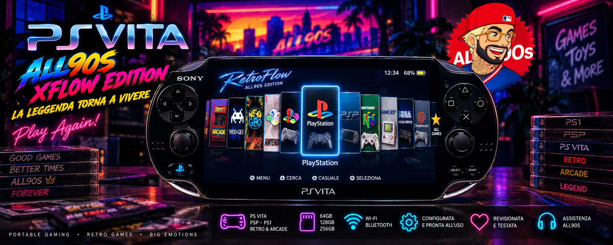 PSVITA 🔥 ALL90S XFLOW EDITION — LA LEGGENDA TORNA A VIVERE 🎮✨
