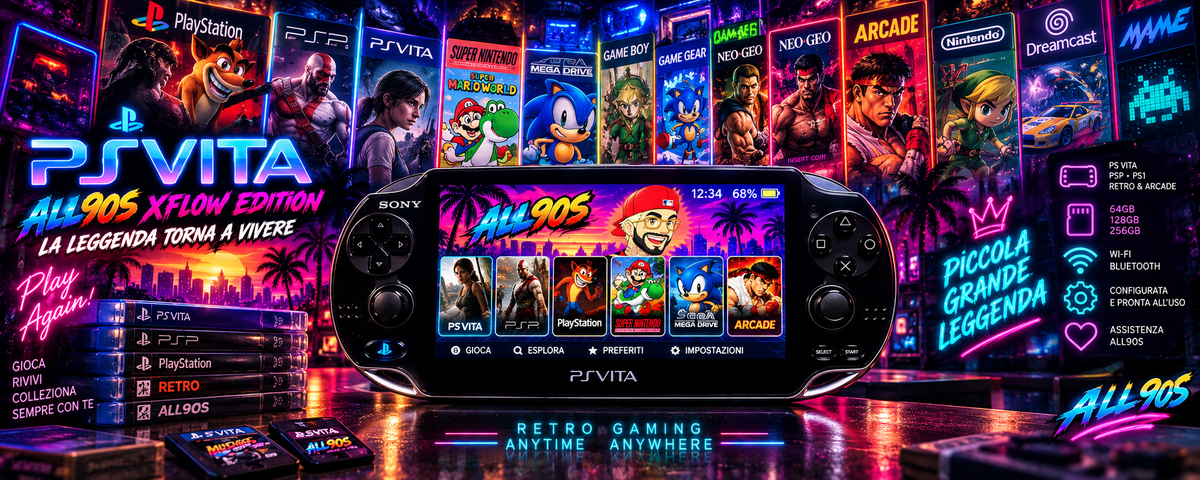 PSVITA 🔥 ALL90S XFLOW EDITION — LA LEGGENDA TORNA A VIVERE 🎮✨