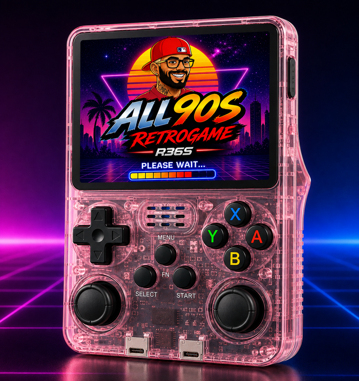 R36S ALL90S EDITION ARKOS CUSTOM  Doppio Chip RAM • Rockchip RK3326